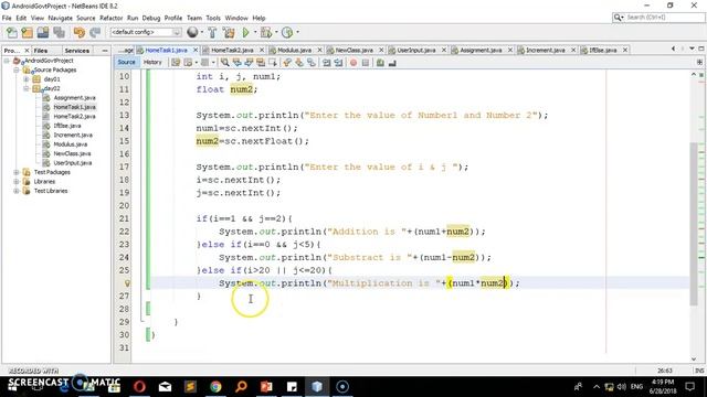 Day02.2. Android Bangla Tutorial part-02(Java Basic Home Task Solve) смотреть онлайн