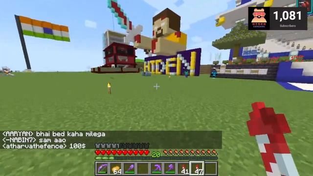 Minecraft Server 1.18 live | Minecraft India live Streaming in Hindi | Public SMP Server | Live #26 смотреть онлайн