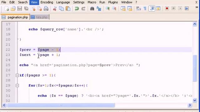 PHP Tutorial 37 Pagination part 3 360p смотреть онлайн