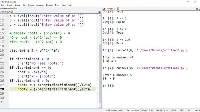 Lesson 3 Python Conditions смотреть онлайн