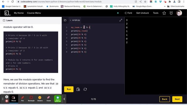 python modulo: Sep 10, 2022 9:49 PM смотреть онлайн