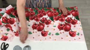 Кроим и шьем полотенца и салфетки для кухни из вафельного полотна. Магазин Любимый Василек