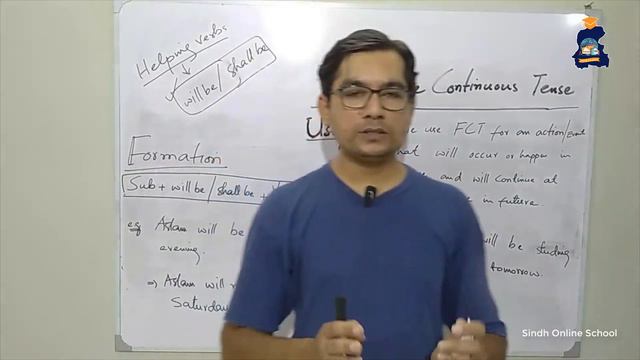 Future Continuous Tense| English Grammar in Sindhi| Tenses| Lecture 11| Sindh Online School смотреть онлайн