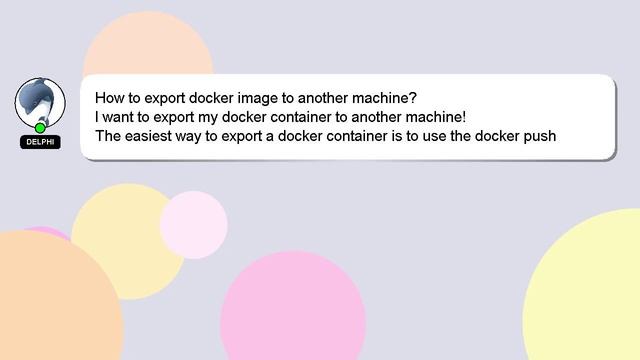 How to export docker image to another machine? смотреть онлайн