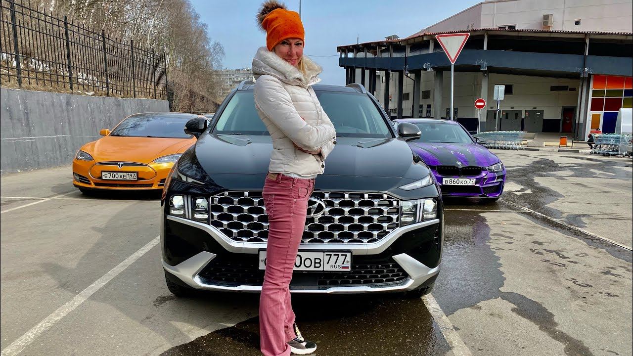 Новый Хендай Санта Фе 2021. Моторы, коробки, цена. Обзор и тест Hyundai Santa Fe. Что не так? смотреть онлайн