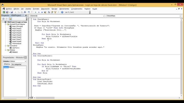 Ventana de Login con InputBox y UserForm | VBA Excel 2013 #19 смотреть онлайн