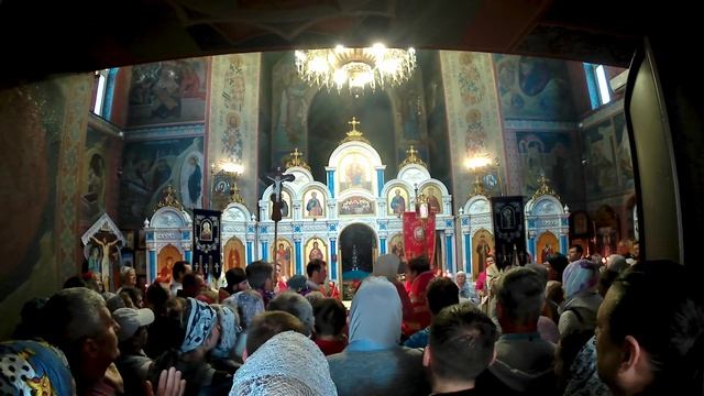 #АНАПА ? Храм иконы "ДЕРЖАВНАЯ". Крестный ход по православным местам Анапы, Пасха-2019 смотреть онлайн