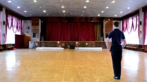 Медленный Вальс, Большой квадрат, правый поворот по квадрату, Салин Сергей