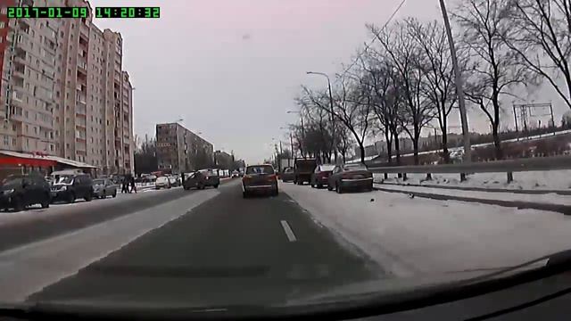 Зима 2017 в городе. Из центра на окраину. смотреть онлайн