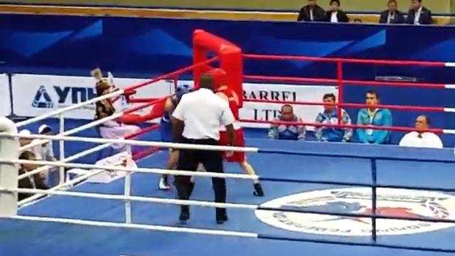 Самчук В. (Каз) - Баек Сеонгчан (южн.кор.) Чемпионат Азии по боксу 02.05.16 смотреть онлайн