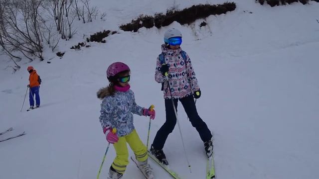 Сочи Краcная поляна Роза хутор Лыжи Часть 1 Виктория влог смотреть онлайн