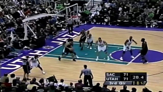 Peja Stojakovic 19 Points @ Jazz, 2000-01. смотреть онлайн