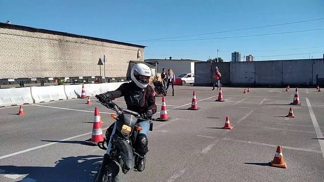 Категория А. Отработка комплекса упражнений. смотреть онлайн