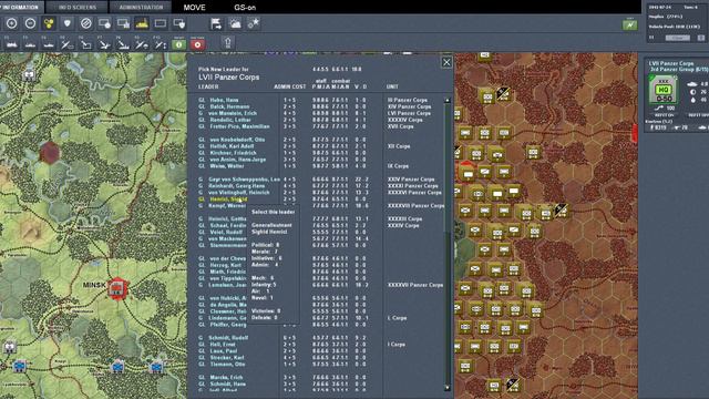 Let's Play Gary Grigsby's War In The East - Part 22 - Turn 6 Russian Fortification Of Smolensk