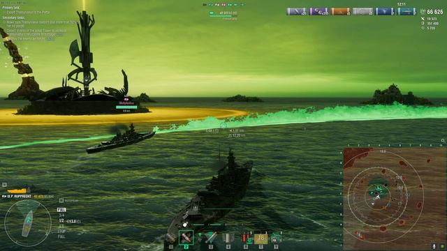 Halloween Operation Gameplay for Public Test 12.9 Part 1 - World of Warships смотреть онлайн