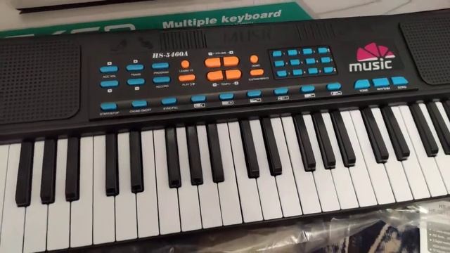 Синтезатор HS5460A 54, клавиши – настоящая находка для юных музыкантов и композиторов. смотреть онлайн