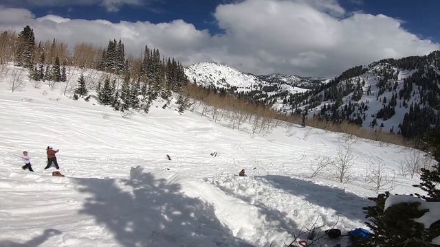 Wasatch backcountry ski jump flip смотреть онлайн