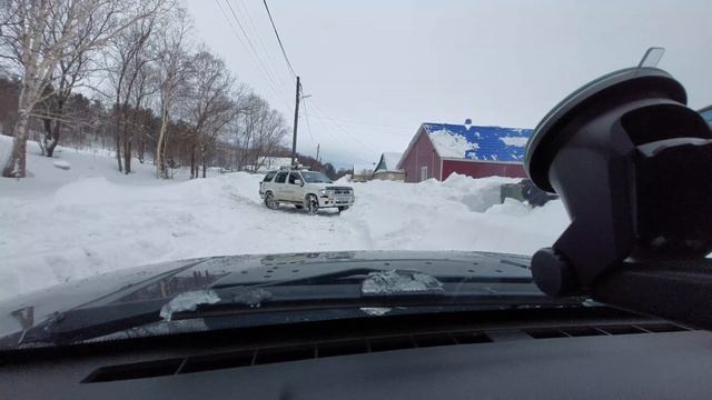 Жизнь на Сахалине #26 - Долинск после метели. Поездка за водой. смотреть онлайн