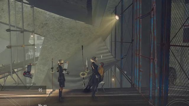 NieR: Automata | Деревня роботов - голиаф в городе| Полная русификация часть 3 смотреть онлайн