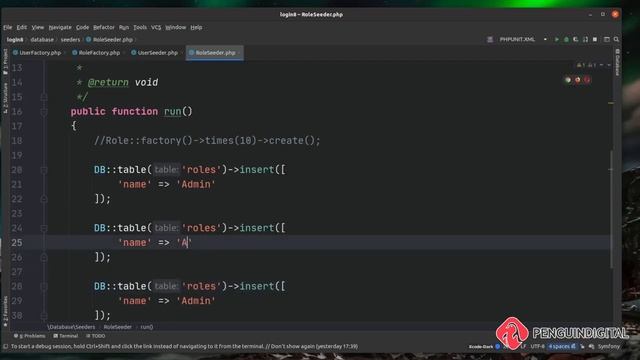Seeding users and roles using faker - EP5 - Laravel 8 User Login and Management System смотреть онлайн