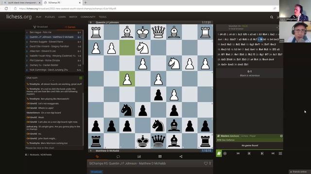 Chess Titans Battle It Out for the South Island Chess Championships 2022. While Co. Champ looks on. смотреть онлайн