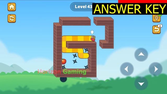 Hungry Worm - Greedy Worm LEVEL 43 - Gameplay Walkthrough Android IOS