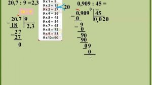 Деление десятичной дроби на десятичную дробь. 5 класс