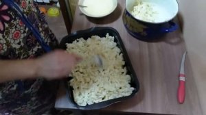Рецепт творожной запеканки с макаронами в духовке Бомба !
