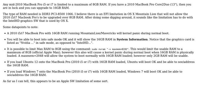 Apple: Can I upgrade my MacBook mid 2010 to 16GB of RAM? (2x8G) (6 Solutions!!) смотреть онлайн