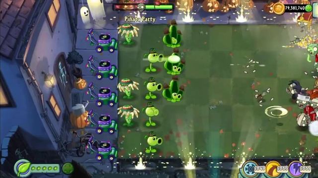 Plants vs zombes 2 | Piñata Party | 20.10.21 | Lawn of Doom - Day 2 смотреть онлайн