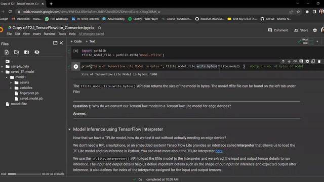 Tutorial 2.1 TensorFlow Lite Converter смотреть онлайн