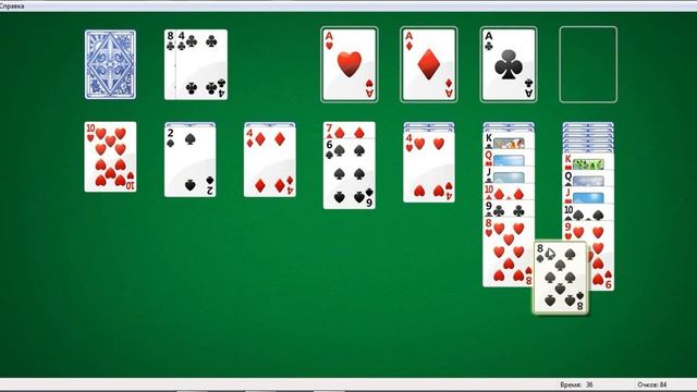 Пасьянс Косынка №27 смотреть онлайн