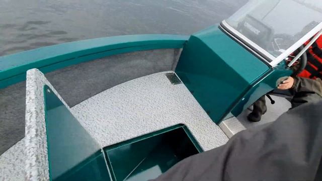 NorthSilver 520 Fish Sport +Mercury F 80  EFI . Тестирование на воде.