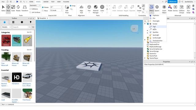 Как сделать эффекты в Roblox Studio смотреть онлайн