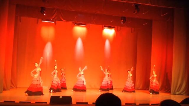 "Испанский танец". Театр танца "Интрига". Москва, декабрь 2016. смотреть онлайн