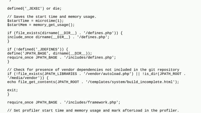 Joomla: Acess Joomla framework from external php file смотреть онлайн