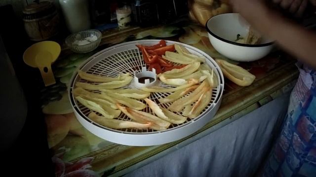 Заготовки. Сушим перец в электросушилке на зиму смотреть онлайн
