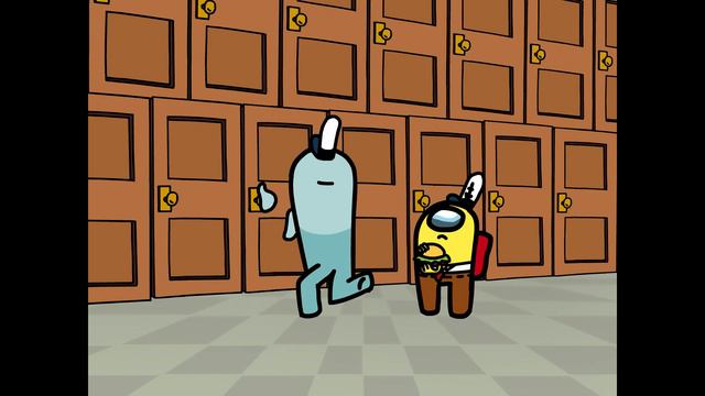 SpongeBob In Among Us: SpongeBob Red Mist Squidward Reference