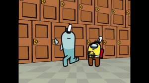 SpongeBob In Among Us: SpongeBob Red Mist Squidward Reference