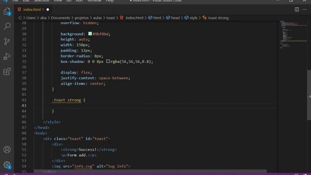 Criando toast animado com html, css e javascript смотреть онлайн