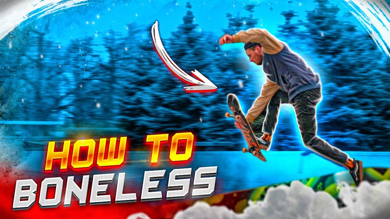 КАК СДЕЛАТЬ BONELESS НА СКЕЙТБОРДЕ #скейтбордин