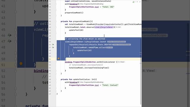 How to use coroutine and flow Data Stream mechanism in less than 1 mins. смотреть онлайн