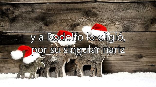 RODOLFO EL RENO Letra, Villancicos Navideños, Canciones De Navidad Niños, El Reno Rodolfo