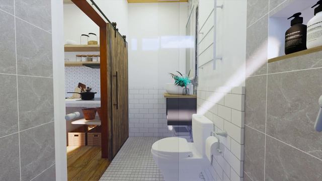 Lovely Small House Design 9 x 3 Meters ( 27 sqm ) смотреть онлайн