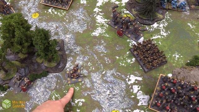 Abyssal Dwarfs vs Night Stalkers King of War 3rd Edition Battle Report - Demo Game смотреть онлайн