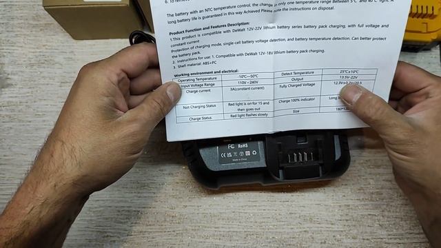 DeWalt АКБ 20В 6Ач и зарядное DCB112 смотреть онлайн