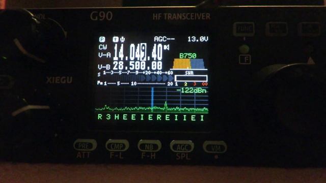 Мои настройки для работы телеграфом на Xiegu G90 смотреть онлайн