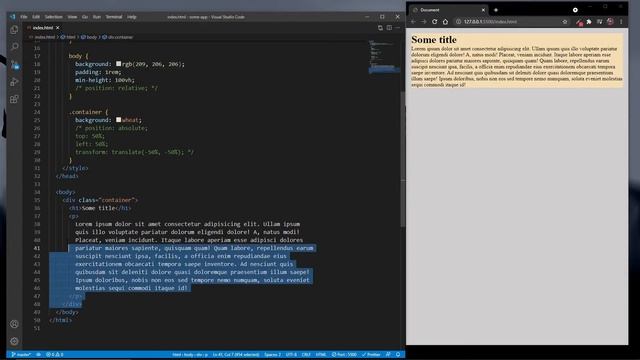 How to Center a Div in HTML and CSS | 3 Easy Ways to Center Content in CSS смотреть онлайн