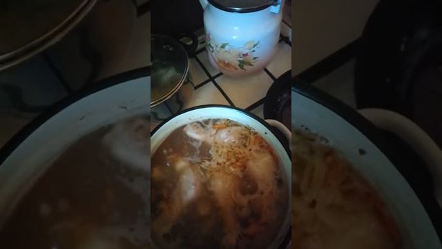 Готовим с мамой гречневый суп