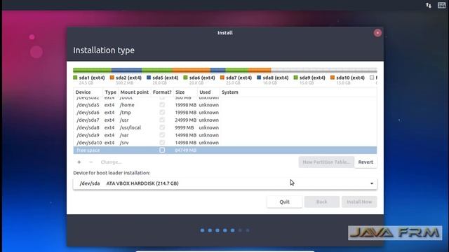 Manual Partitioning of HardDisk in Ubuntu Budgie 18.10 in VirtualBox 5.2 for Beginners смотреть онлайн